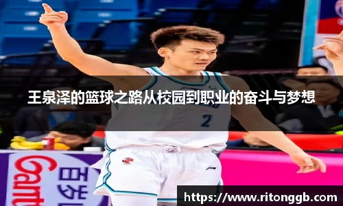 王泉泽的篮球之路从校园到职业的奋斗与梦想